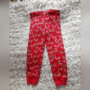 American Girl Bitty Baby Red Reindeer Print Pajama Bottom